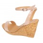 Sandale dama piele naturala cu platforme de 10 cm – Nude Lac S107NDL